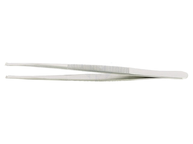 Pincet; 120mm; De vorm van de punt: plat; universeel Pincet; 120mm; De vorm van de punt: plat; universeel